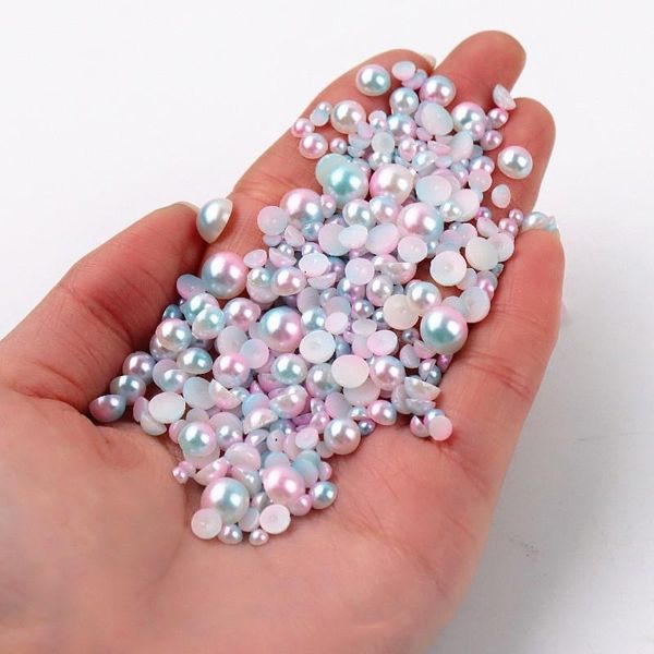 nail art decorations 1000pcs/bag mix size half pearl charms decors abs round accessories for nails diy crafts ty&size:3.0-5.0mm, Silver;gold
nail art decorations 1000pcs/bag mix size half pearl charms decors abs round accessories for nails diy crafts ty&size:3.0-5.0mm, Silver;gold