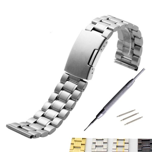 watch bands 18mm 20mm 22mm 24mm durable classic buckle stainless steel band wrist strap women & men's bracelet, Black;brown
watch bands 18mm 20mm 22mm 24mm durable classic buckle stainless steel band wrist strap women & men's bracelet, Black;brown