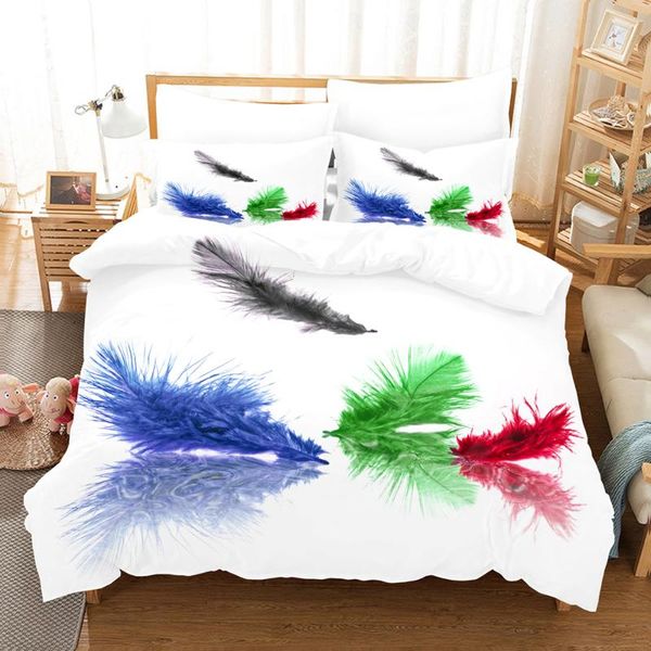 white duvet cover colorful feather bedding set soft comforter printed bedspread for luxury bedclothes sets
white duvet cover colorful feather bedding set soft comforter printed bedspread for luxury bedclothes sets