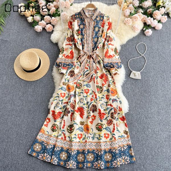 casual dresses 2021 spring and summer retro collar printed long dress high waist puff sleeve elegant a- line for women, Black;gray
casual dresses 2021 spring and summer retro collar printed long dress high waist puff sleeve elegant a- line for women, Black;gray