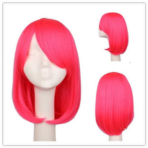 cosplay / animation cos wig rose red short hair msn korean version face trimming long wave, Black
cosplay / animation cos wig rose red short hair msn korean version face trimming long wave, Black