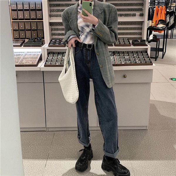 women's jeans 2021 loose slim all match straight denim high waist plus leisure stylish pants cowboy casual chic trousers, Blue
women's jeans 2021 loose slim all match straight denim high waist plus leisure stylish pants cowboy casual chic trousers, Blue