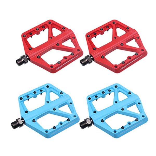 bike pedals racework 2 pair mtb pedal ultralight bearings bicycle flat for mountain road bmx, blue & red
bike pedals racework 2 pair mtb pedal ultralight bearings bicycle flat for mountain road bmx, blue & red