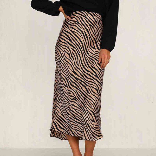 high waist satin long skirt women zebra print a-line skirt ladies maxi street skirt bottoms 210415, Black
high waist satin long skirt women zebra print a-line skirt ladies maxi street skirt bottoms 210415, Black