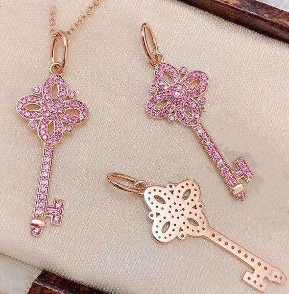 home 2021 new pink diamond key necklace collarbone sweater chain valentine's day gift, Silver
home 2021 new pink diamond key necklace collarbone sweater chain valentine's day gift, Silver