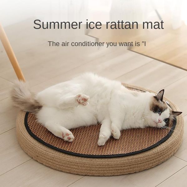 cat beds & furniture pet rattan mat summer heat dissipation ice cooling litter cool sleeping anti-bite
cat beds & furniture pet rattan mat summer heat dissipation ice cooling litter cool sleeping anti-bite