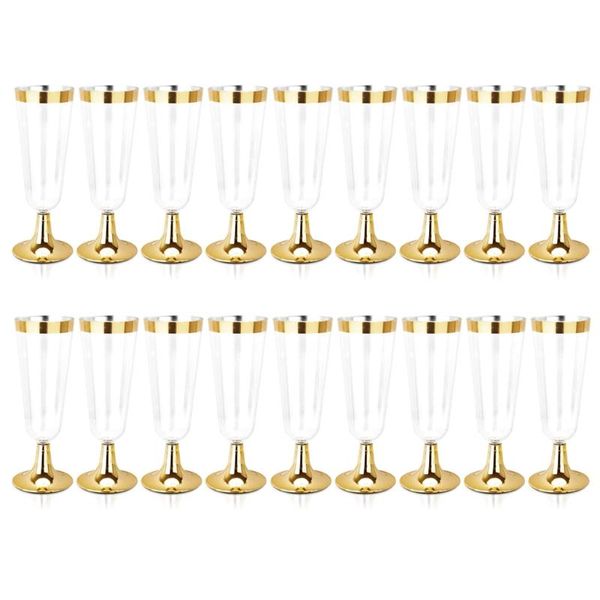 disposable dinnerware 20 pcs gold rim decor plastic wine cups unbreakable clear champagne glasses set shatterproof recyclable
disposable dinnerware 20 pcs gold rim decor plastic wine cups unbreakable clear champagne glasses set shatterproof recyclable