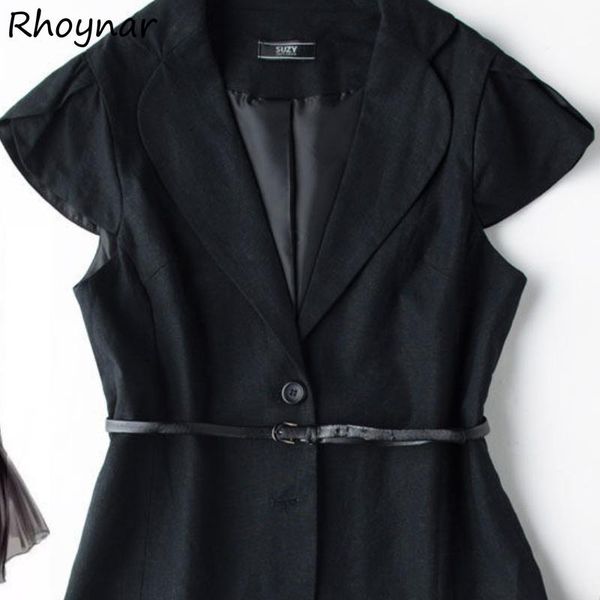 women's suits & blazers women summer solid simple black basic fashion slim sleeveless office lady leisure all-match casual comfortable, White;black
women's suits & blazers women summer solid simple black basic fashion slim sleeveless office lady leisure all-match casual comfortable, White;black