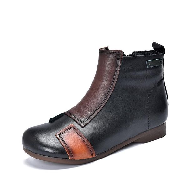 boots yourseason ladies warm shoes 2021 winter plush round toe flat with ankle genuine leather female vintage zip platform, Black
boots yourseason ladies warm shoes 2021 winter plush round toe flat with ankle genuine leather female vintage zip platform, Black