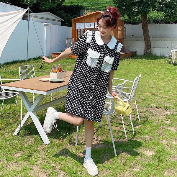 summer 2021 embroidered fabric stitching drs korean loose dign wave point short skirt, Black;gray
summer 2021 embroidered fabric stitching drs korean loose dign wave point short skirt, Black;gray