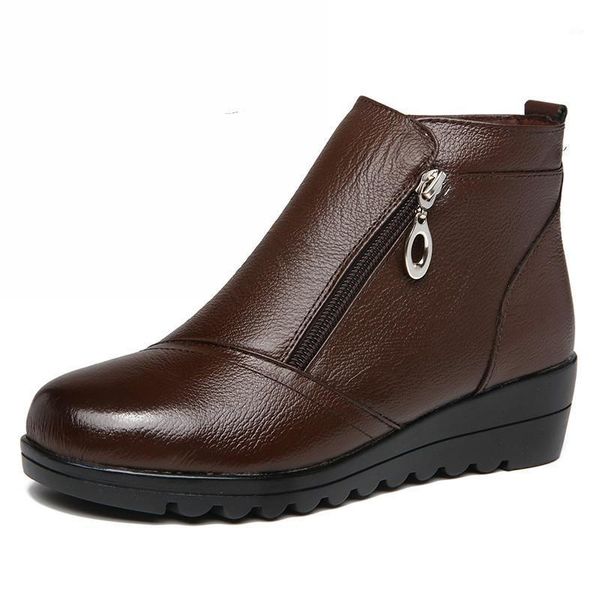 boots autumn/winter rubber snow women genuine leather shoes woman ankle female flat with fur zip bootee 20211, Black
boots autumn/winter rubber snow women genuine leather shoes woman ankle female flat with fur zip bootee 20211, Black