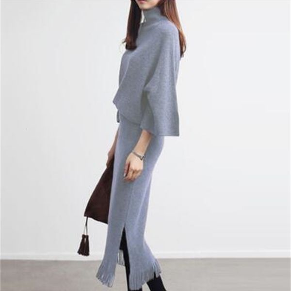 two piece dress winter 2 set knitted sweater tassel skirt suits elastic waist skirts fashionsuit warm pullovers femme outfits muje, White
two piece dress winter 2 set knitted sweater tassel skirt suits elastic waist skirts fashionsuit warm pullovers femme outfits muje, White