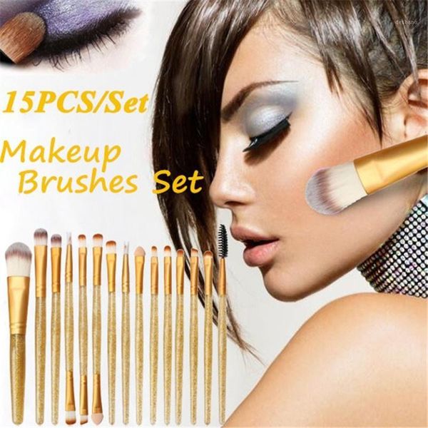15pcs/set cosmetic beauty make up brush tool kit diamond makeup brushes set powder foundation blush blending eye shadow lip1
15pcs/set cosmetic beauty make up brush tool kit diamond makeup brushes set powder foundation blush blending eye shadow lip1
