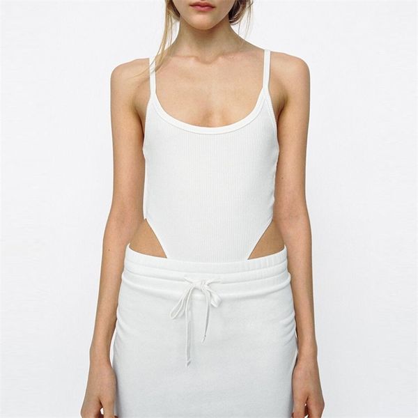 women summer knitting bodysuit rompers za sleeveless solid v-neck tank female fashion street playsuit overalls clothes 210513, Black;white
women summer knitting bodysuit rompers za sleeveless solid v-neck tank female fashion street playsuit overalls clothes 210513, Black;white