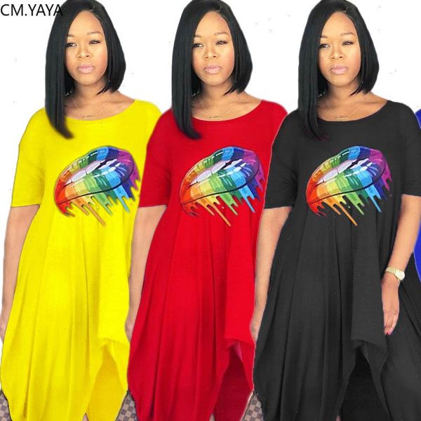 women dress summer autumn o neck short sleeve mouth print irregular loose maxi fashion long dresses vestidos glsd0017, Black;gray
women dress summer autumn o neck short sleeve mouth print irregular loose maxi fashion long dresses vestidos glsd0017, Black;gray