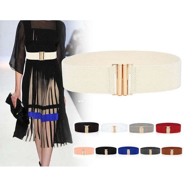 belts soft vintage femme women belt stretch skinny elastic wide corset wrap waist dress accessories, Black;brown
belts soft vintage femme women belt stretch skinny elastic wide corset wrap waist dress accessories, Black;brown