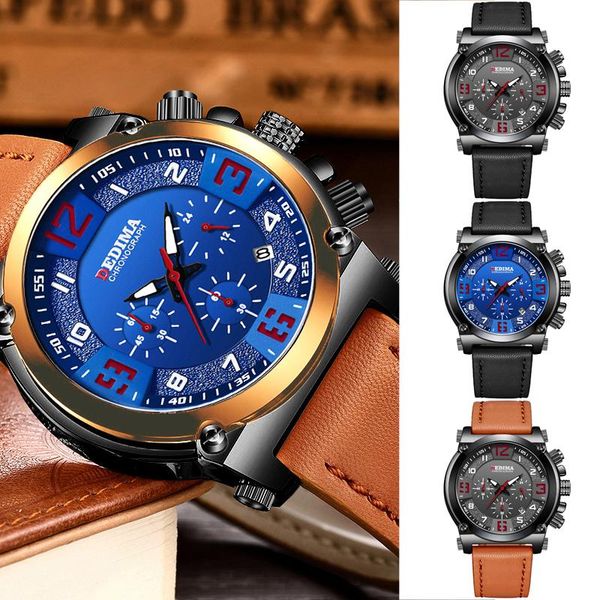 wristwatches fashion sport luxury men's watches leather band quartz for men watch chronograph,calendar, Slivery;brown
wristwatches fashion sport luxury men's watches leather band quartz for men watch chronograph,calendar, Slivery;brown