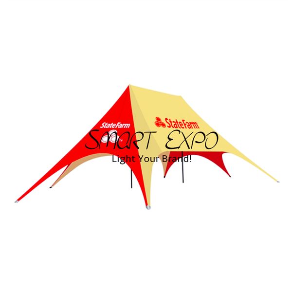 promotional double peak star canopy 12x17m advertising display marquee with 550g pvc coated polyester fabric cover top
promotional double peak star canopy 12x17m advertising display marquee with 550g pvc coated polyester fabric cover top