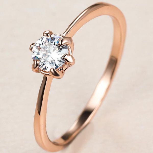 classic female white crystal stone ring charm rose gold color wedding rings for women dainty bride round zircon engagement, Slivery;golden
classic female white crystal stone ring charm rose gold color wedding rings for women dainty bride round zircon engagement, Slivery;golden