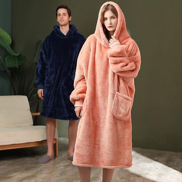 men's sleepwear winter robe bathrobe hooded male coral fleece nightgown loose lovers home dressing gown soft nightwear with pocket, Black;brown
men's sleepwear winter robe bathrobe hooded male coral fleece nightgown loose lovers home dressing gown soft nightwear with pocket, Black;brown