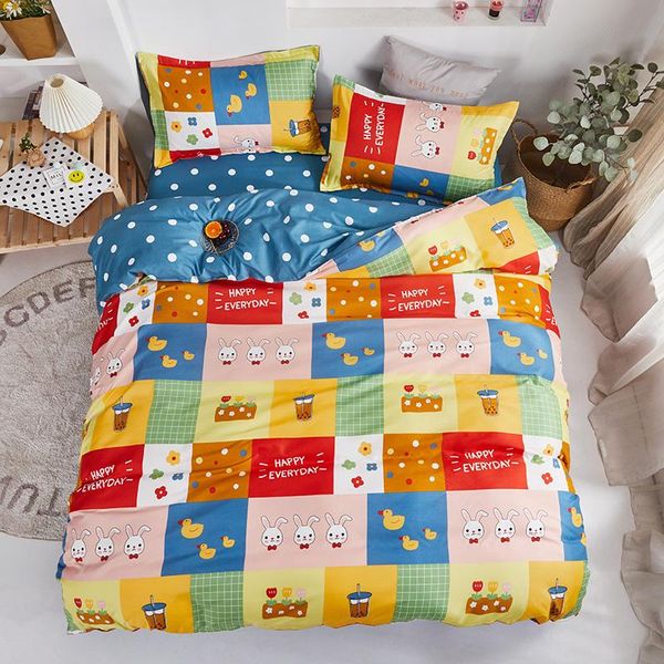 bedding sets digital cartoon grid design set duvet cover bed sheet pillowcases 3/4pcs king full size single twin
bedding sets digital cartoon grid design set duvet cover bed sheet pillowcases 3/4pcs king full size single twin