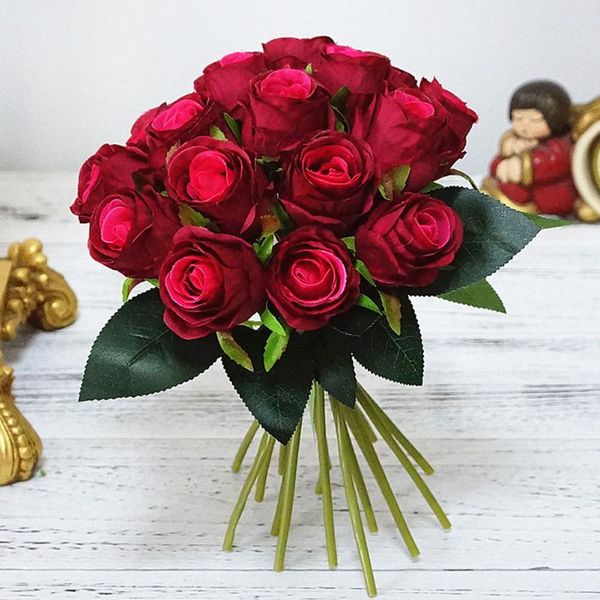 heads artificial rose wedding bouquet living room silk home decor colorful party bridal flower diy ornament elegant fake decorative flowers
heads artificial rose wedding bouquet living room silk home decor colorful party bridal flower diy ornament elegant fake decorative flowers
