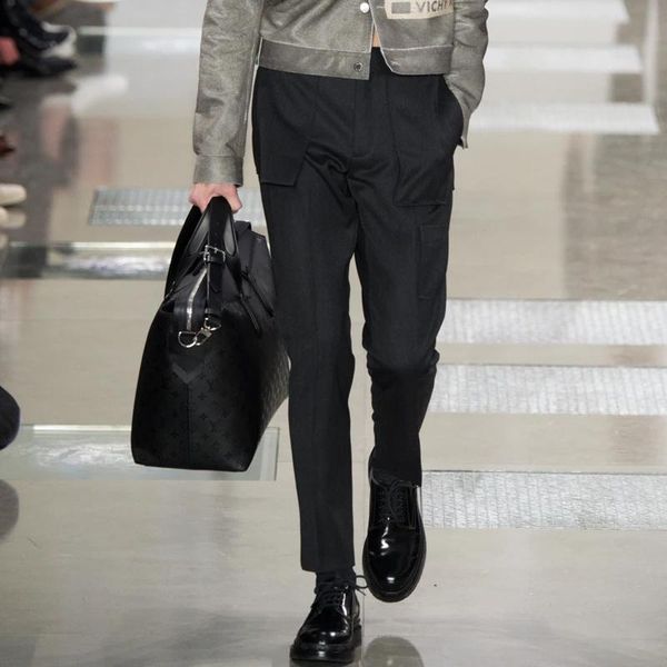 men's pants wool woolen suit uk 2021 autumn and winter slim fit fashion harlan small foot casual, Black
men's pants wool woolen suit uk 2021 autumn and winter slim fit fashion harlan small foot casual, Black