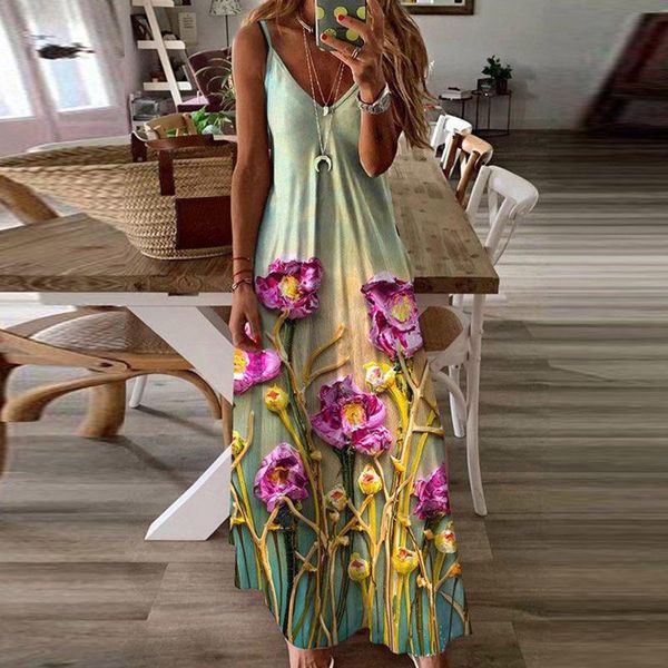 casual dresses 2021 summer women elegant vintage boho long maxi dress backless party beach floral sundress vestido de mujer, Black;gray
casual dresses 2021 summer women elegant vintage boho long maxi dress backless party beach floral sundress vestido de mujer, Black;gray