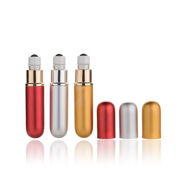 5ml portable refillable essential oil bottle leak proof steel roller ball for travel aluminum perfume empty container storage bottles & jars
5ml portable refillable essential oil bottle leak proof steel roller ball for travel aluminum perfume empty container storage bottles & jars