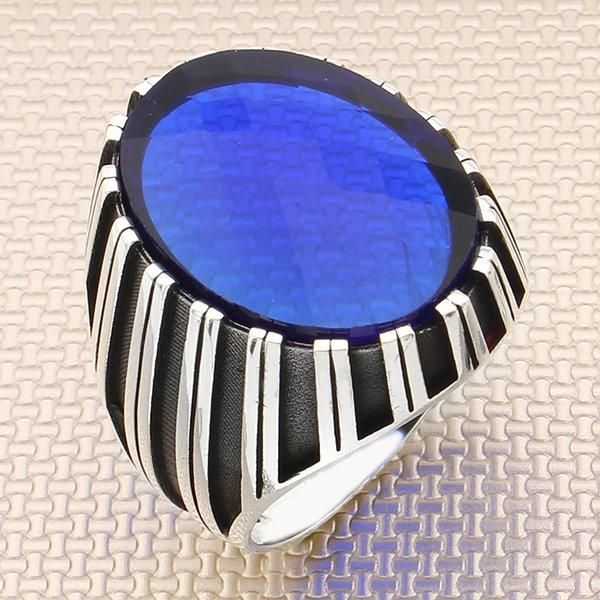 oval blue zircon stone men silver ring with symmetrical motif made in turkey solid 925 sterling cluster rings, Golden;silver
oval blue zircon stone men silver ring with symmetrical motif made in turkey solid 925 sterling cluster rings, Golden;silver