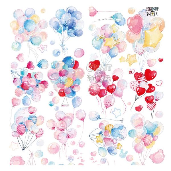 gift wrap blazing with colour balloon pet special oil washi tape journal masking adhesive diy scrapbooking sticker
gift wrap blazing with colour balloon pet special oil washi tape journal masking adhesive diy scrapbooking sticker