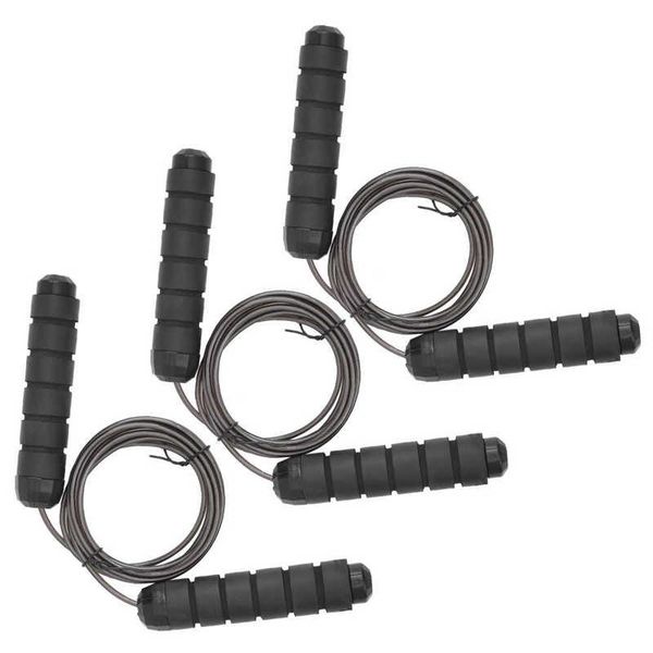 jump ropes 3pcs fitness bearing steel wire skipping cord gym lose weight sports rope adjustable
jump ropes 3pcs fitness bearing steel wire skipping cord gym lose weight sports rope adjustable
