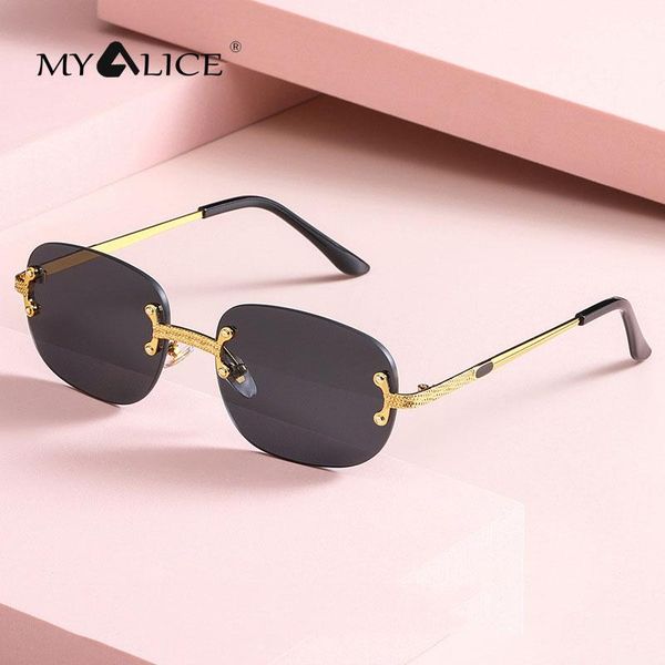 sunglasses myalice women men retro rimless color film personality metal carved glasses legs outdoor tourism wholesale uv400, White;black
sunglasses myalice women men retro rimless color film personality metal carved glasses legs outdoor tourism wholesale uv400, White;black