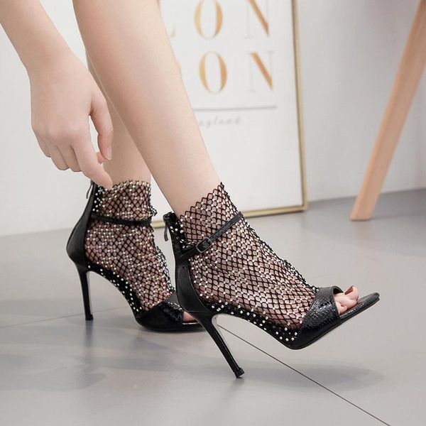 sandals 10cm 42 size fish mouth stiletto rhinestone roman open toe women's 2021 summer style, Black
sandals 10cm 42 size fish mouth stiletto rhinestone roman open toe women's 2021 summer style, Black
