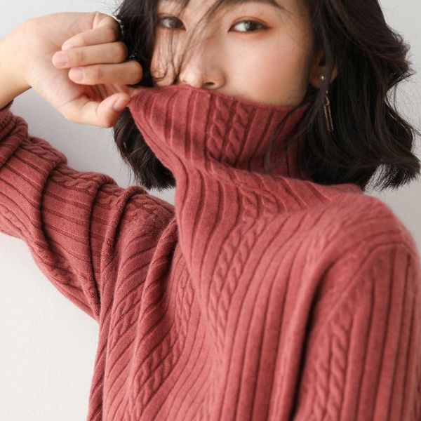 women's sweaters cashmere autumn and winter half-collar slim slimming thick sweater woman, White;black
women's sweaters cashmere autumn and winter half-collar slim slimming thick sweater woman, White;black