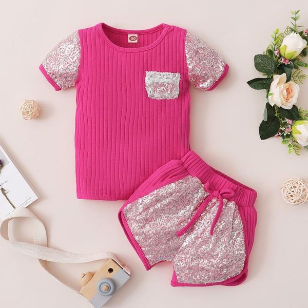baby girl clothes kids summer set toddler girls short sleeve paillette +shorts sports outfits costume#35 clothing sets, White
baby girl clothes kids summer set toddler girls short sleeve paillette +shorts sports outfits costume#35 clothing sets, White