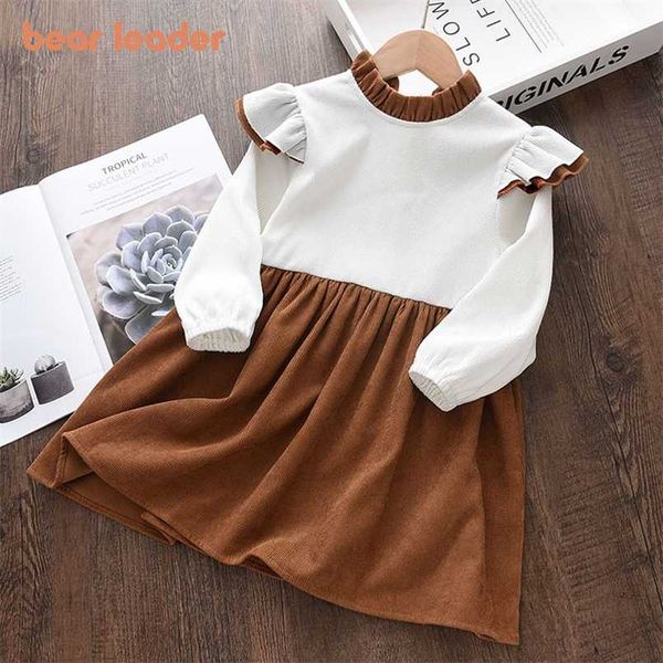 bear leader girls' dresses autumn style children baby kids clothing loose ruffle splicing girl fashionable dress 211224, Red;yellow
bear leader girls' dresses autumn style children baby kids clothing loose ruffle splicing girl fashionable dress 211224, Red;yellow
