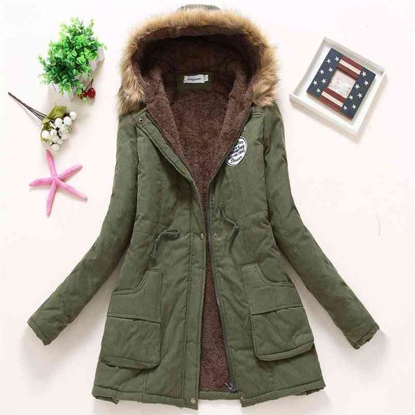 korea fashion autumn winter women parkas all-matched casual slim hooded thick warm long coat female jackets 13colour d250 210512, Black
korea fashion autumn winter women parkas all-matched casual slim hooded thick warm long coat female jackets 13colour d250 210512, Black