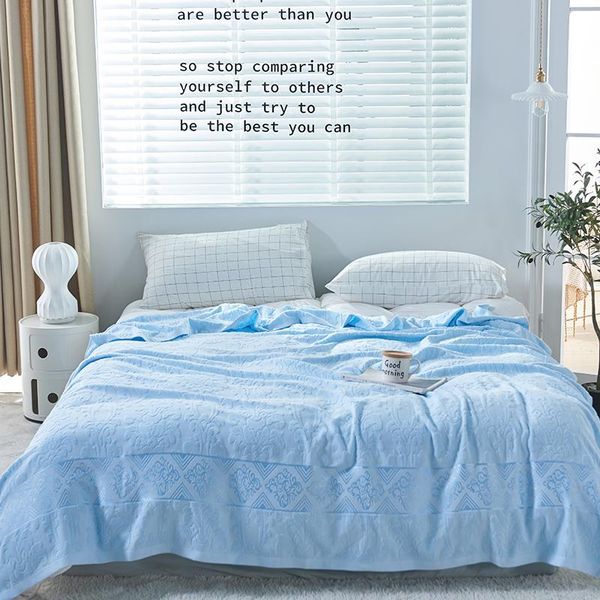 100% cotton summer soft couch bedding coverlet towel quilt women wrap blanket air-conditioning throw for bed sofa office blankets
100% cotton summer soft couch bedding coverlet towel quilt women wrap blanket air-conditioning throw for bed sofa office blankets