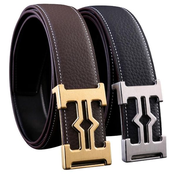 belts man belt h leather 3.8cm wide male waistband stainles steel buckle ceinture homme, Black;brown
belts man belt h leather 3.8cm wide male waistband stainles steel buckle ceinture homme, Black;brown