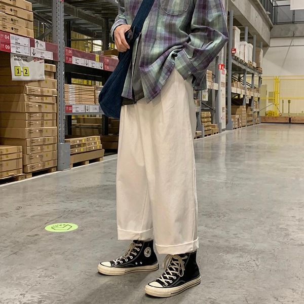 men's pants 2021 autumn korean style simple blue tooling men casual loose solid color wild for trousers,size m-xxl, Black
men's pants 2021 autumn korean style simple blue tooling men casual loose solid color wild for trousers,size m-xxl, Black