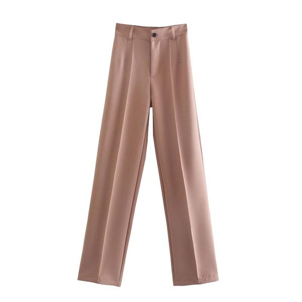 women's pants & capris women chic fashion office wear straight vintage high waist zipper female trousers mujer, Black;white
women's pants & capris women chic fashion office wear straight vintage high waist zipper female trousers mujer, Black;white