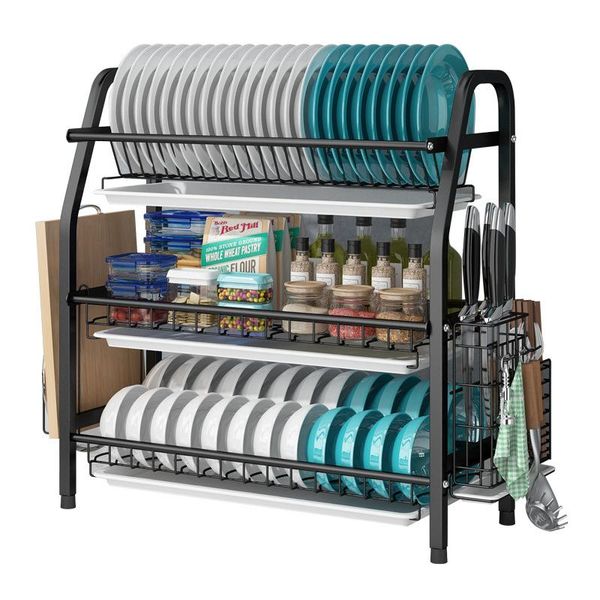 stainless steel kitchen organizer dish racks holders drain shelf storage drying rack counterfor plate & organization
stainless steel kitchen organizer dish racks holders drain shelf storage drying rack counterfor plate & organization