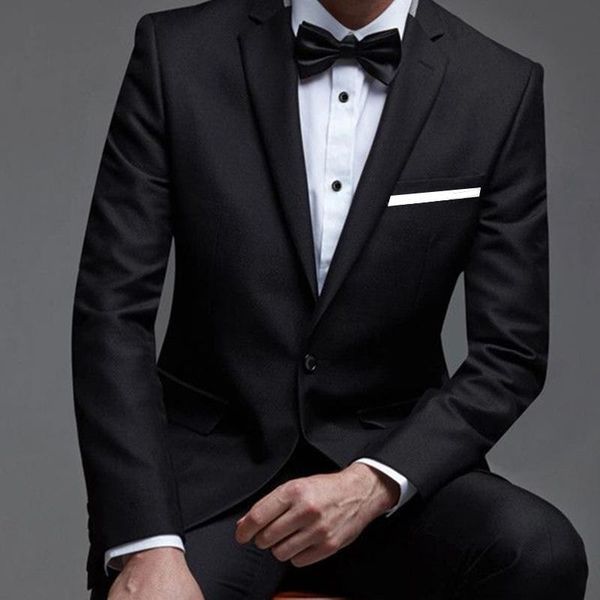 men's suits & blazers tailor made fashion gentlemen black men slim fit groomsmen tuxedo for wedding dress dinner party costume (jacket+, White;black
men's suits & blazers tailor made fashion gentlemen black men slim fit groomsmen tuxedo for wedding dress dinner party costume (jacket+, White;black