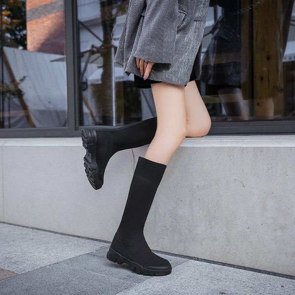 boots winter thigh high women natural genuine leather thick heel over the knee slim stretch shoes lady autumn, Black
boots winter thigh high women natural genuine leather thick heel over the knee slim stretch shoes lady autumn, Black