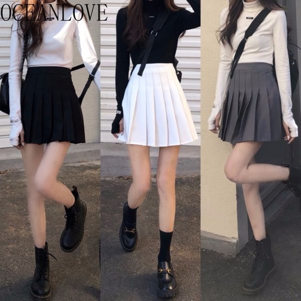 preppy style pleated mini skirt spring korean fashion y2k mujer faldas solid high waist a-line women clothing 210415, Black
preppy style pleated mini skirt spring korean fashion y2k mujer faldas solid high waist a-line women clothing 210415, Black