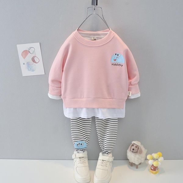 clothing sets fashion pink baby girl clothes cartoon long sleeve sweater + pants stripe children's from 2 to 7 years old, White
clothing sets fashion pink baby girl clothes cartoon long sleeve sweater + pants stripe children's from 2 to 7 years old, White