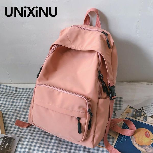 backpack nylon waterproof women's solid color large capacity school for boys and girls travel backpacks shoulder bag
backpack nylon waterproof women's solid color large capacity school for boys and girls travel backpacks shoulder bag