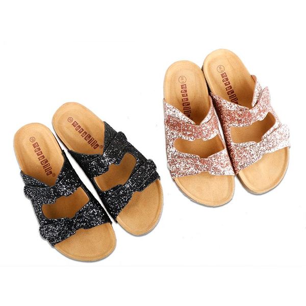sandals slippers women slides summer buckle flash chip female beach shoes flat heel bling casual adjustable hook&loop, Black
sandals slippers women slides summer buckle flash chip female beach shoes flat heel bling casual adjustable hook&loop, Black