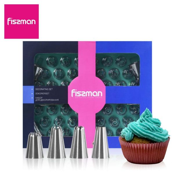 baking & pastry tools fissman 53pcs cake decorating tips set cream icing piping sugarcraft fondant
baking & pastry tools fissman 53pcs cake decorating tips set cream icing piping sugarcraft fondant